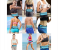 Running Belt with Extender Fanny Pack Pouch Bag - Black and Blue 6 in UAE