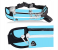 Running Belt with Extender Fanny Pack Pouch Bag - Black and Blue 4 in UAE