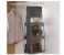 6 Grids Storage Hangers Women Rack Organizer - Black 3 in UAE