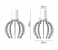 500mAh Rechargeable Electric Octopus Head Back and Body Massage for Stress Relaxation - White and Grey 5 in UAE