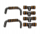Plastic Push Up Bar Exercise Equipmemts - Black 3 in UAE
