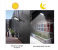36 Pieces LED Solar Outdoor Wall Light - Black 2 in OMAN