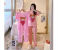 Set of 2 Ladies Pyjama Top and Pants Combo Pack - Pink 1 in UAE