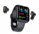 X8 New Smart Watch Dual Headset Bluetooth Smart Bracelet Music Control Heart Rate Information to Remind Sleep Monitoring Bluetooth Phone Fitness Tracker - Black 5 in OMAN