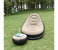 Generic Portable Inflatable Sofa With Footrest - Beige and Black 6 in OMAN