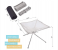 Generic Outdoor Camping Fire Pit Portable Foldable Stainless Steel Mesh Collapsible Fire Pit Outdoor Fireplace Campfire for Camping Backyard Beach Wood Burning 2 in OMAN