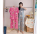 Set of 2 Ladies Pyjama Top and Pants Combo Pack - Pink and Grey 1 in UAE