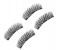 Abelyn ML00524P3 3 Magnetic Lashes Natural Handmade Reusable Magnets False Eyelashes Extensions Makeup No Need Adhesives - Black 3 in UAE