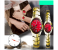 7676 Unique Fashion Couple Analog Watch - Gold and Red 1 in KSA