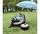 Generic Portable Inflatable Sofa With Footrest - Beige and Black 7 in OMAN