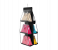 6 Grids Storage Hangers Women Rack Organizer - Black 1 in UAE