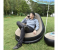Generic Portable Inflatable Sofa With Footrest - Beige and Black 9 in OMAN