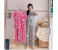 Set of 2 Ladies Pyjama Top and Pants Combo Pack - Pink and Grey 2 in UAE
