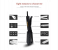 2-in-1 Hair Straightener Flat Iron Multi-Function Temperature Control Ceramic Steam Splint to Make Hair Re-Glossy Hair Straightener Straight Hair Clip Suitable for Women Haircuts - Black 3 in UAE