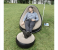 Generic Portable Inflatable Sofa With Footrest - Beige and Black 8 in OMAN