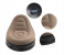 Generic Portable Inflatable Sofa With Footrest - Beige and Black 3 in OMAN