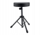 Folding Stool Stand Chair Seat With Comfortable Padded Seat - Black 1 in UAE
