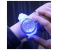 Luminous LED Silicone Rubber Wrist Analog Watch for Men - White 2 in UAE