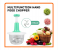 Generic Manual Food Processor Multi-functions Gourmet Cuisine Hand Pat Chopper Press Cutter Vegetable Meat - Green and White 4 in OMAN