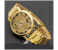FLLi 18k Gold Plated Machinery Design Watch - Gold 1 in UAE