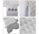 Deep Sleep U-Shaped Curved Memory Foam Sleeping Neck Pillow Arc Pillow - White 10 in UAE