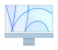 Apple Z12X000UT iMac with 4.5K 24 Inch LED Retina 16GB RAM 512GB SSD All in One PC M1 Chip 8 Core CPU - Blue 1 in UAE