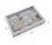 Multi-Functional 24 Grid Jewelry Organizer with Lid and Lock - White 2 in OMAN