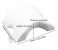Deep Sleep U-Shaped Curved Memory Foam Sleeping Neck Pillow Arc Pillow - White 8 in UAE