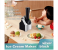 Frozen Ice Cream Maker Fruit Dessert Maker Household Healthy Dessert Fruit Soft Serve Maker Dishwasher - Black and Silver 4 in UAE