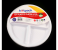 Hotpack PARPP103D 25 Pieces 10 Inch Plastic Round Plate with 3 Division - White 1 in UAE