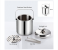 Double Walled 1.3 Litre Stainless Steel Ice Cube Container - Silver 5 in UAE