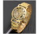 FLLi 18k Gold Plated Machinery Design Watch - Gold 2 in UAE