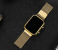 Large Dial Rectangular Digital Fashion Stainless Steel Led Electronic Luxury - Gold 1 in UAE