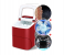 Yameem Automatic Ice Cube And Ice Cream Maker - Maroon and White 6 in UAE