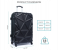 Para John PJTR3126 Set of 3 Abs Trolley Travel Luggage - Black 5 in UAE