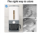 Generic Rice Dispenser for Kitchen - White and Grey 4 in UAE