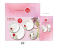 Dinex W230 20 Piece Family Dinner Set - Red and White 2 in KSA