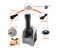 Frozen Ice Cream Maker Fruit Dessert Maker Household Healthy Dessert Fruit Soft Serve Maker Dishwasher - Black and Silver 5 in UAE