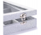 Multi-Functional 24 Grid Jewelry Organizer with Lid and Lock - White 6 in OMAN