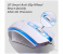 G21 Flexible Polychromatic LED Lights Keyboard Wired USB Gaming Mouse Set - White 5 in UAE