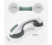 Strong Suction Cup Bathroom Helping Handle Shower Support Handle - White and Grey 3 in UAE