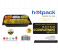 Hotpack HSMBBR4C 5 Pieces Container Black Base 4 Compartment with Lid 2 in UAE