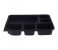 Hotpack HSMBBR6C 5 Pieces Container Black Base 6 Compartment with Lid 4 in UAE