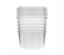 Hotpack HSMDCS12PET 10 Pieces 12oz Deli PET Container Square with Lid 2 in UAE