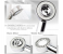 Generic Handheld Double Side Shower Head High Pressure Showerhead With Double Sided Spray and Free Filling Design - Silver 5 in UAE