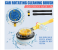 Auto Car Extendable Rotating Wash Brush High Pressure Vehicle Care Washing Sponge Cleaner Cleaning Tool with Hose - Yellow and White 3 in UAE
