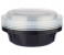 Hotpack HSMBBRO16 5 Pieces 16 oz Black Base Round Container with Lids 3 in UAE