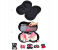 Portable Bra Storage Bag With Net Travel Organiser for Under Garments and Accessories - Rose and Black 4 in OMAN