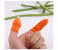 Thumb Knife 2 Finger Cutter Kitchen Knife Set for Kitchen use Home appliances Kitchen Garlic Peeler for Kitchen Finger Thumb Cutter - Orange 3 in UAE