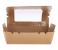 Hotpack HSMKLBW195 5 Pieces Kraft Lunch Box Window 3 in UAE